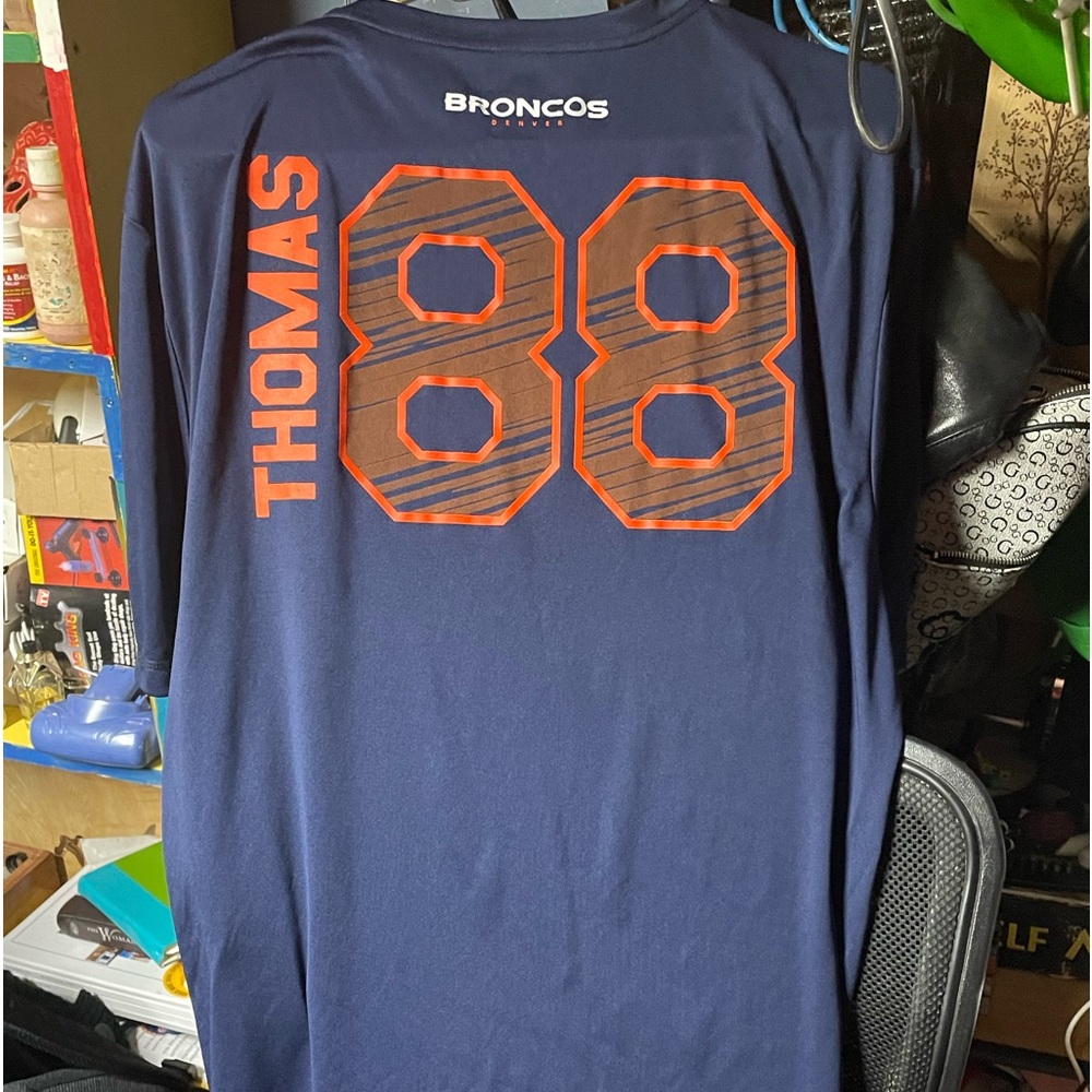 Denver Broncos #88 Thomas T-Shirt dri-fit material